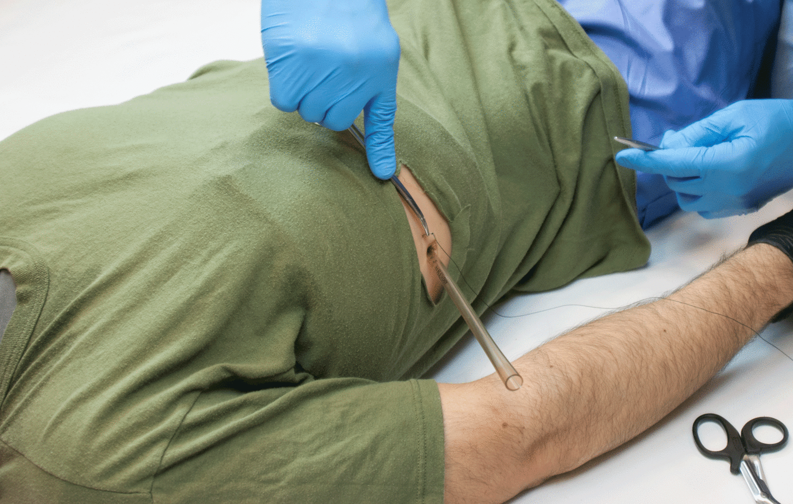 Wearable Chest Tube Trainer